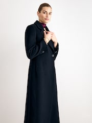 Phase Eight Black Petite Cailyn Maxi Coat - Image 3 of 8