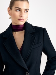 Phase Eight Black Petite Cailyn Maxi Coat - Image 6 of 8