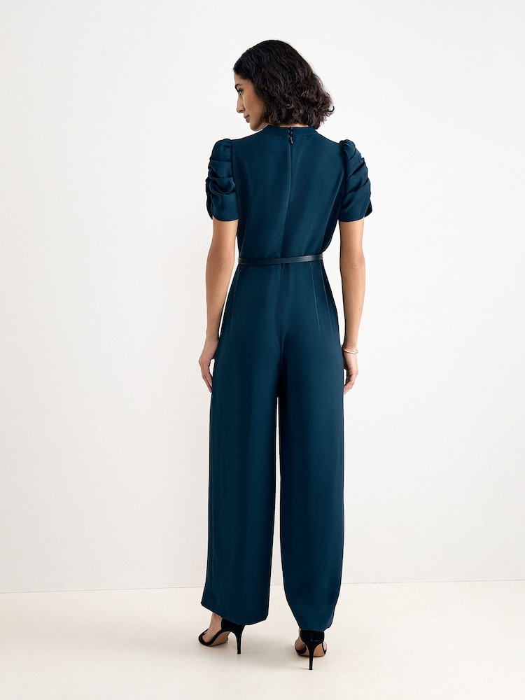 Phase Eight Blue Natasha Jumpsuit - Image 2 of 7 Phase Eight Blue Natasha Jumpsuit - Image 2 of 7
