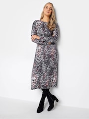 Long Tall Sally Black/White Tea Dress - Image 3 of 8
