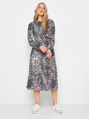 Long Tall Sally Black/White Tea Dress - Image 4 of 8
