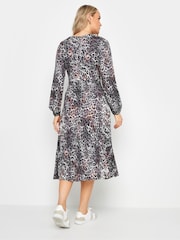 Long Tall Sally Black/White Tea Dress - Image 6 of 8
