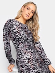 Long Tall Sally Black/White Tea Dress - Image 8 of 8