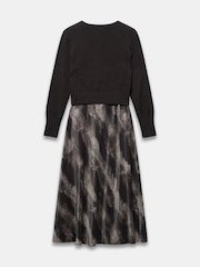 Brūna dzīvnieku apdruka - Mint Velvet Ultimate Multitasker Midi Dress - Attēls 2 no 2