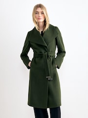 Phase Eight Green Nicci Wool Coat - Image 1 of 7