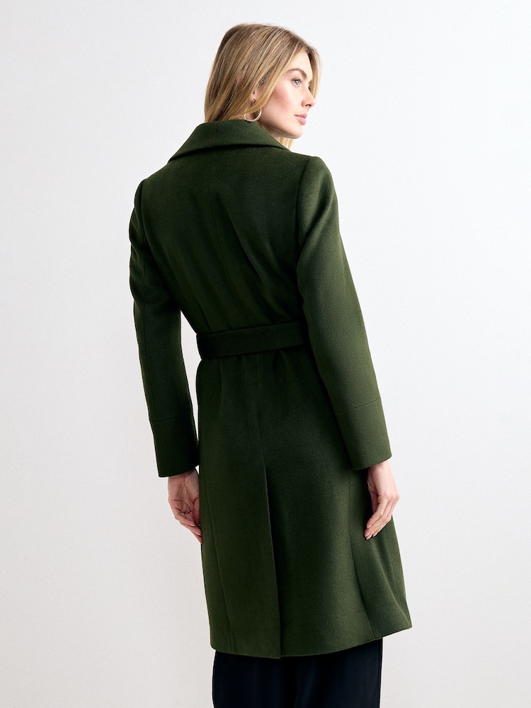 Phase Eight Green Nicci Wool Coat - Image 2 of 7