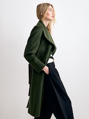 Phase Eight Green Nicci Wool Coat - Image 5 of 7