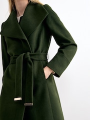 Phase Eight Green Nicci Wool Coat - Image 7 of 7