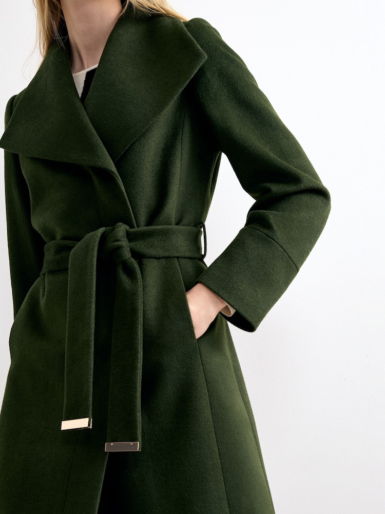 Phase Eight Green Nicci Wool Coat - Image 7 of 7