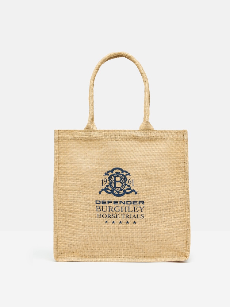 Joules Brown Burghley Jute Bag - Image 1 of 4
