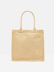 Joules Brown Burghley Jute Bag - Image 2 of 4