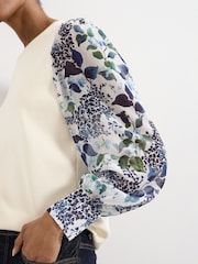 Phase Eight Cream Shiloh Woven Top - Image 5 of 6
