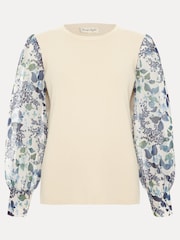Phase Eight Cream Shiloh Woven Top - Image 6 of 6