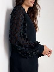 Phase Eight Black Petite Laura Dress - Image 4 of 6