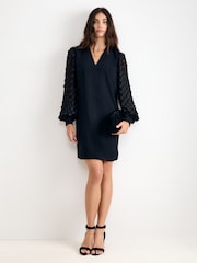 Phase Eight Black Petite Laura Dress - Image 5 of 6