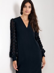 Phase Eight Black Petite Laura Dress - Image 6 of 6