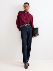 Phase Eight Red Uma Lace Shirt - Image 6 of 7
