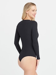 Črn bodi z V-izrezom SPANX - Slika 3 iz 3