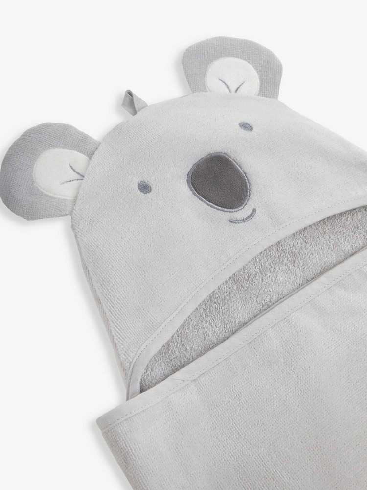 JoJo Maman Bébé Koala Baby Cuddler Towel - Image 6 of 6