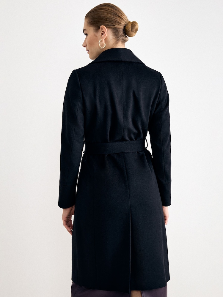 Phase Eight Black Nicci Wool Coat - Image 2 of 7 Phase Eight Black Nicci Wool Coat - Image 2 of 7