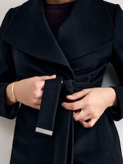 Phase Eight Black Nicci Wool Coat - Image 6 of 7