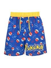 Character Blue Pokémon Swim Shorts - Image 1 of 2