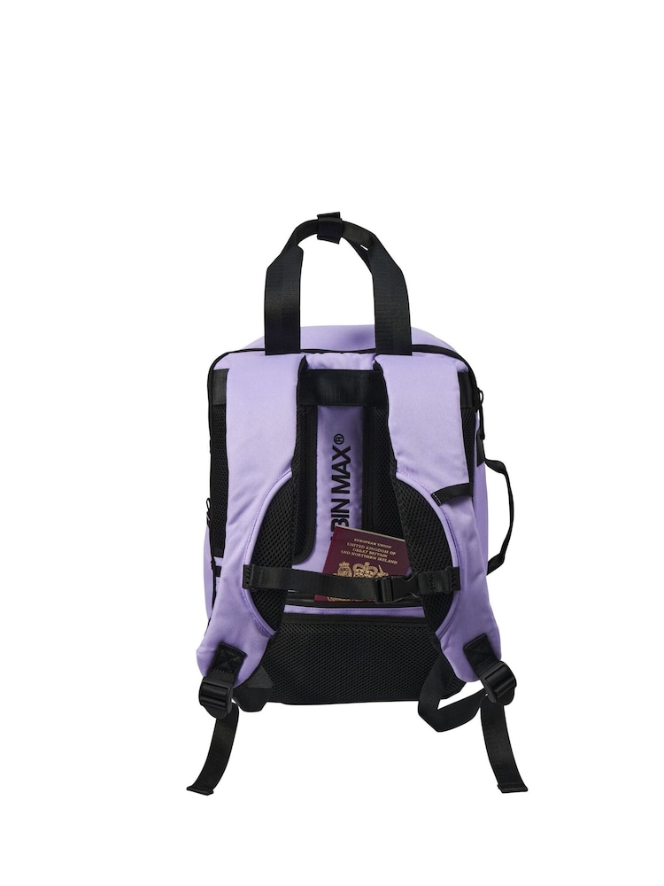 Cabin Max Purple Light Memphis 24 Litre 40cm Travel Backpack - Image 2 of 8