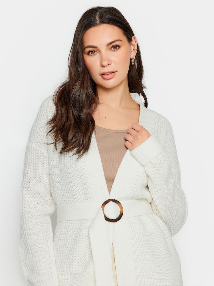 Long Tall Sally Natural Belted Cardigan - Image 4 of 4