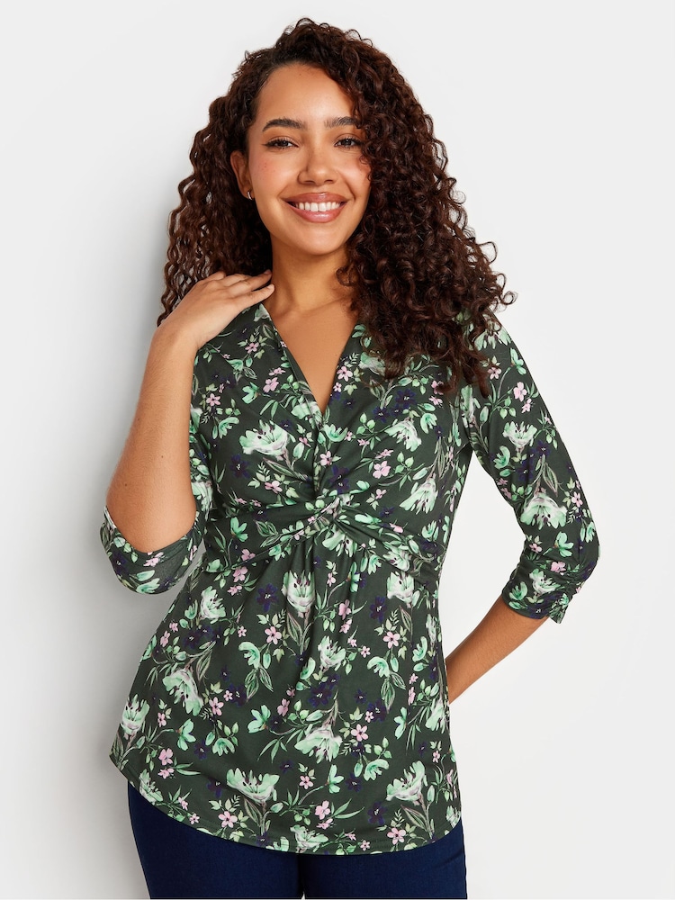 Grün - M&Co Twist Front Top - Bild 1 von 5 Grün - M&Co Twist Front Top - Bild 1 von 5