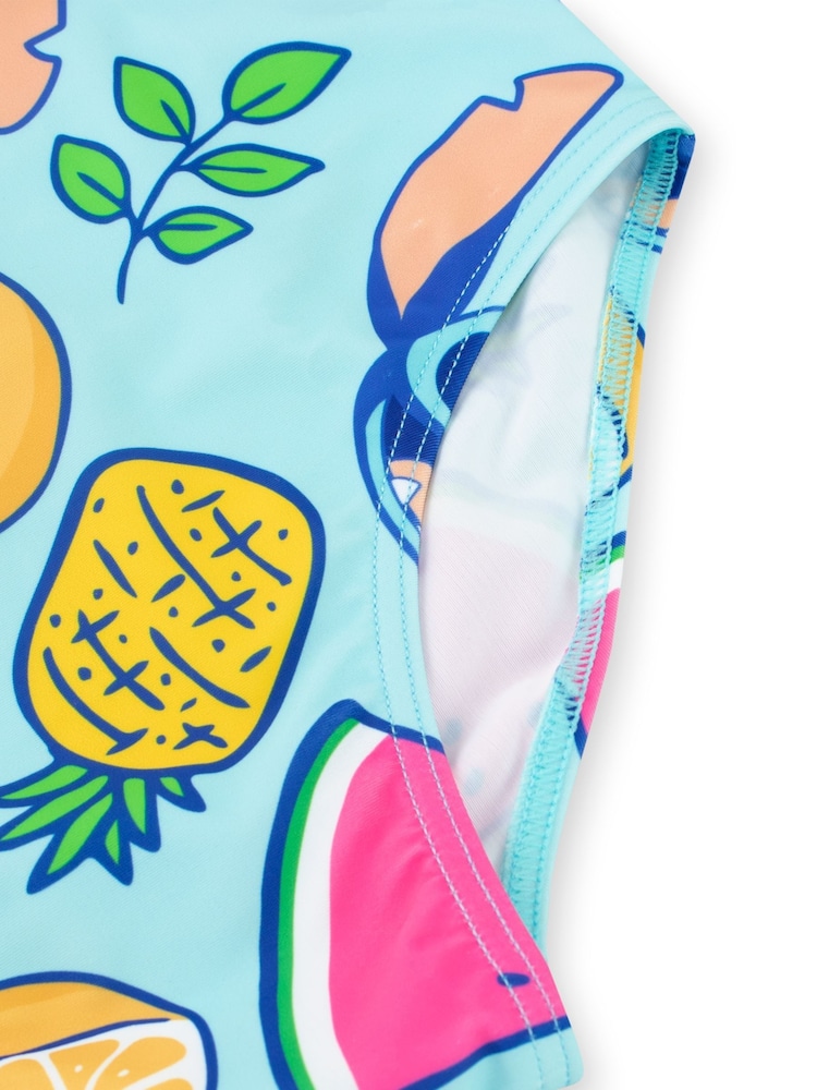 Character Yellow Blue Disney Lilo and Stitch Swimsuit and Scrunchie Set - Image 4 of 5