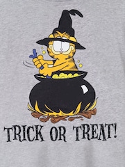 Vanilla Underground Grey Garfield Trick Or Treat Short Sleeved T-Shirt - Image 2 of 5