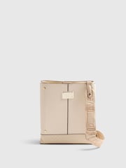 River Island Cream Panelled Triple Compartment Bag - Image 2 of 6