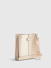 River Island Cream Panelled Triple Compartment Bag - Image 4 of 6