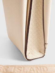 River Island Cream Panelled Triple Compartment Bag - Image 6 of 6