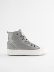 siva - Visoki debeli bejzbolski športni copati Forever Comfort® - Slika 2 iz 7