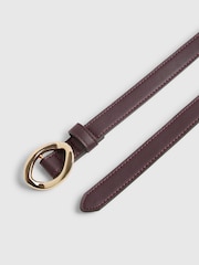 Ceinture fine à boucle ovale River Island - Image 2 de 2