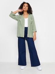 M&Co Green Petite Button Up Shirt - Image 3 of 5