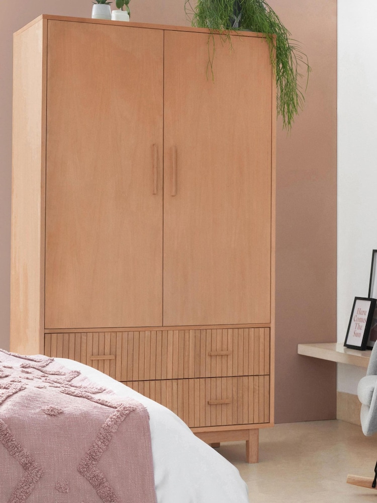 Natural Conway Oak Effect Double Wardrobe - Image 1 of 6