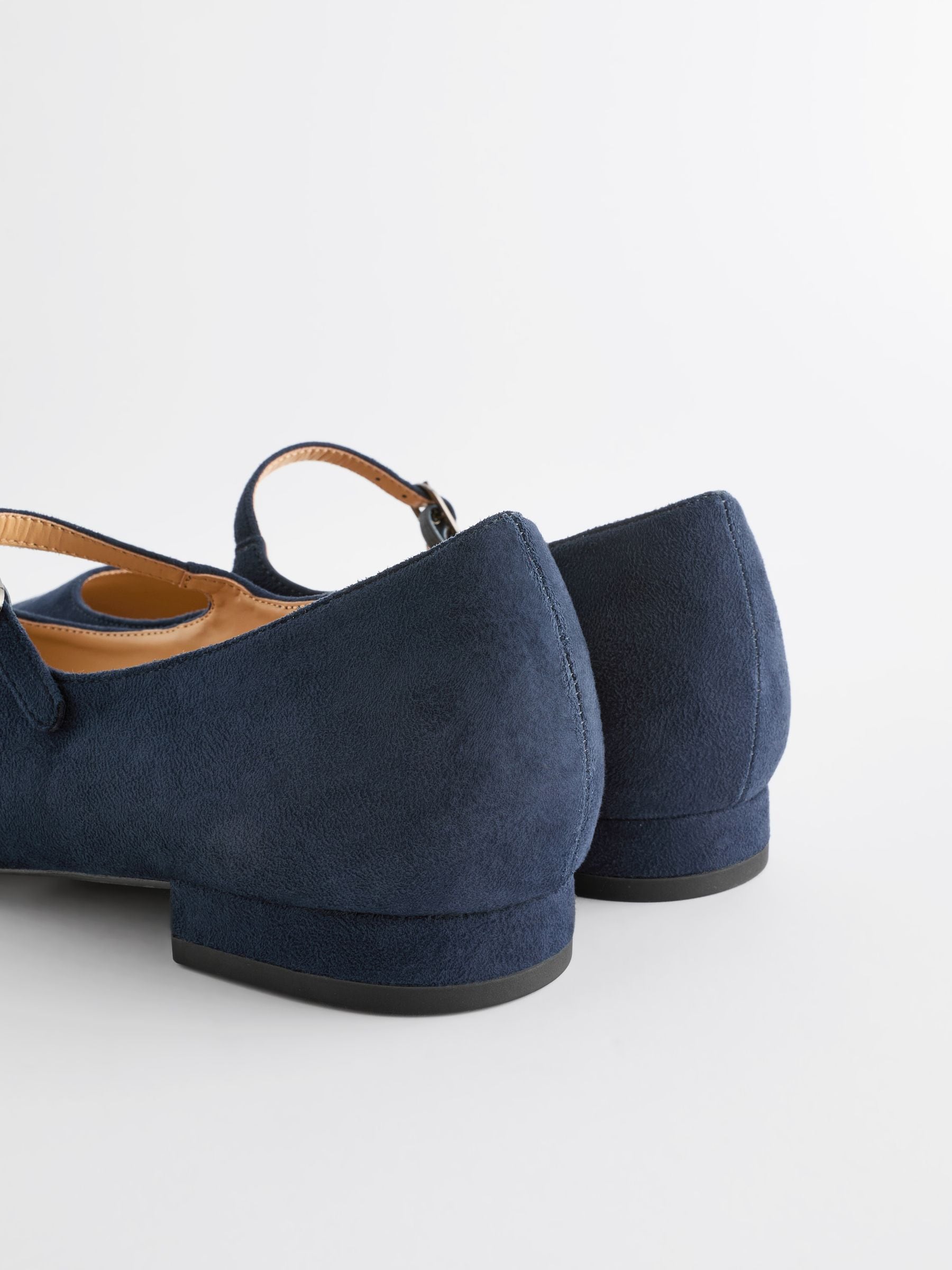 Navy Blue Forever Comfort Point Toe Mary Jane Shoes