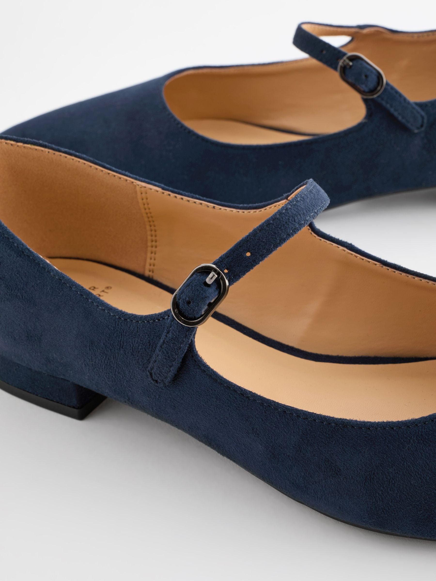 Navy Blue Forever Comfort Point Toe Mary Jane Shoes