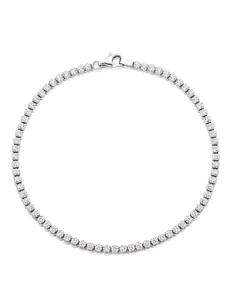 Beaverbrooks Cubic Zirconia Tennis Bracelet - Image 1 of 3