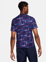 Nike Purple Dri-FIT England Academy Pre Match T-Shirt - Image 3 of 6
