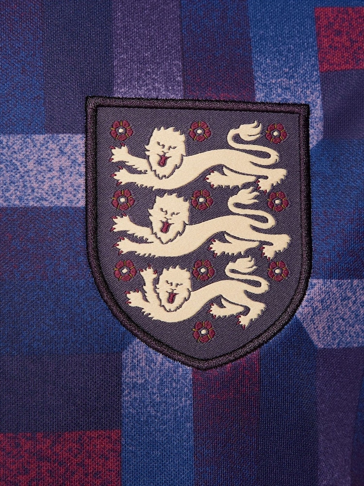 Nike Purple Dri-FIT England Academy Pre Match T-Shirt - Image 5 of 6