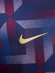 Nike Purple Dri-FIT England Academy Pre Match T-Shirt - Image 6 of 6