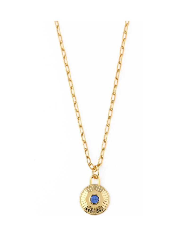 Orelia London Plated Birth Disc Necklace - Image 1 of 2 Orelia London Plated Birth Disc Necklace - Image 1 of 2
