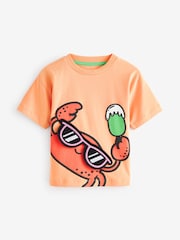 Blau/Grün - Kurzarm-T-Shirts mit Figuren aus 100 % Baumwolle im 3er-Pack (3M.–7J.) - Bild 4 von 6