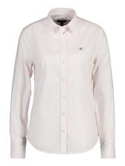 GANT Light Pink Fitted Stretch Oxford Striped Shirt - Image 7 of 8