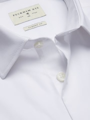 Peckham Rye White Poplin Long Sleeve 100% Cotton Shirt - Image 5 of 6