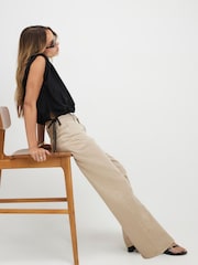 River Island-ის მოდუნებული სწორი ფეხსაცმლის ჯინსი - სურათი 3 4-დან
