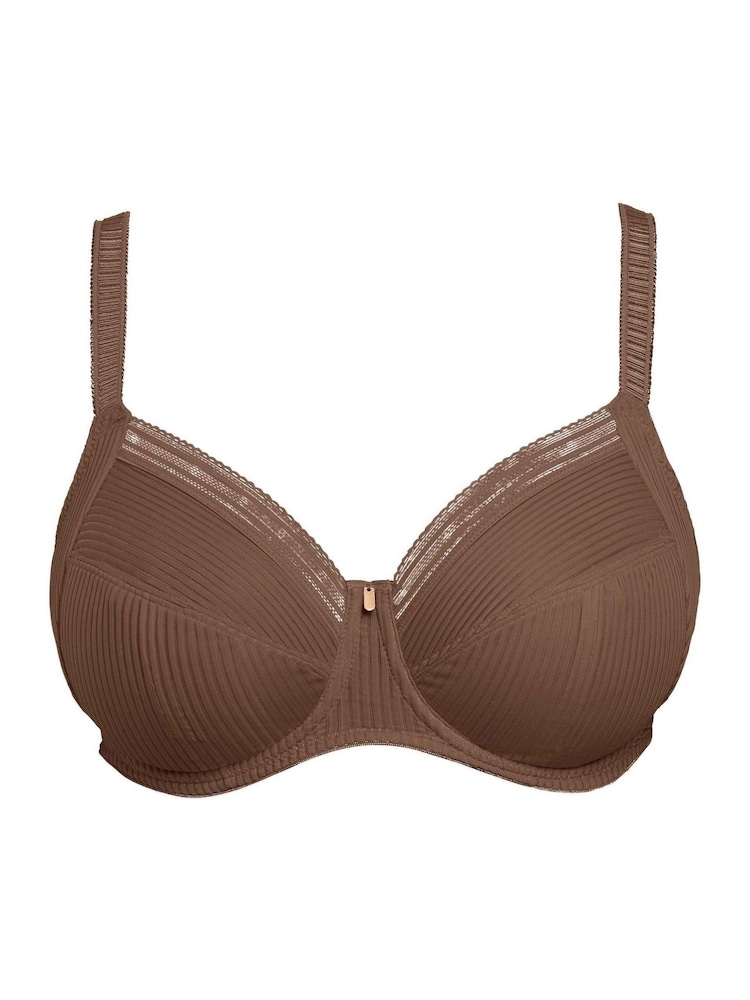Fantasie Coffee Full Cup Fusion Lace Underwire Side Support Bra - Image 3 of 3